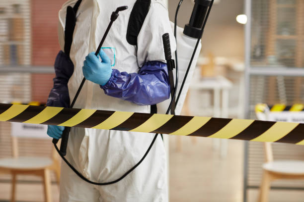Professional Sewage Cleanup technician working in Jamestown, SC
